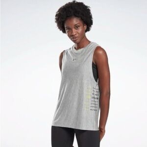 Reebok Les Mills Gray muscle Women's Top
